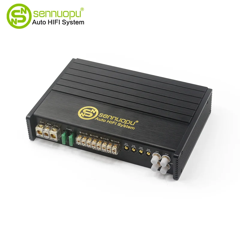 Class ab power boost 4-ch car audio amp